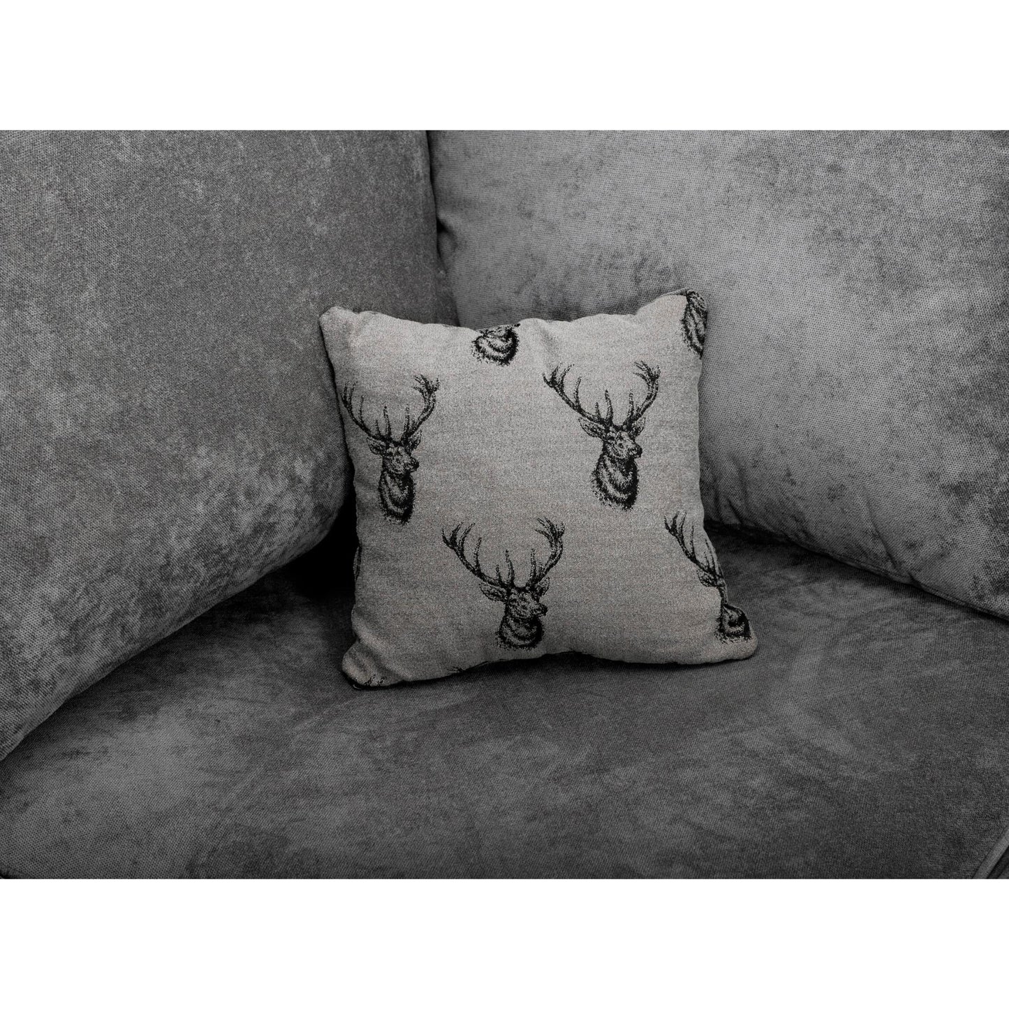 Verona Full Back 3+2 Seater Sofa Set Grey