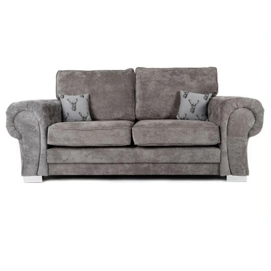 Verona Full Back 2 Seater Sofa Grey