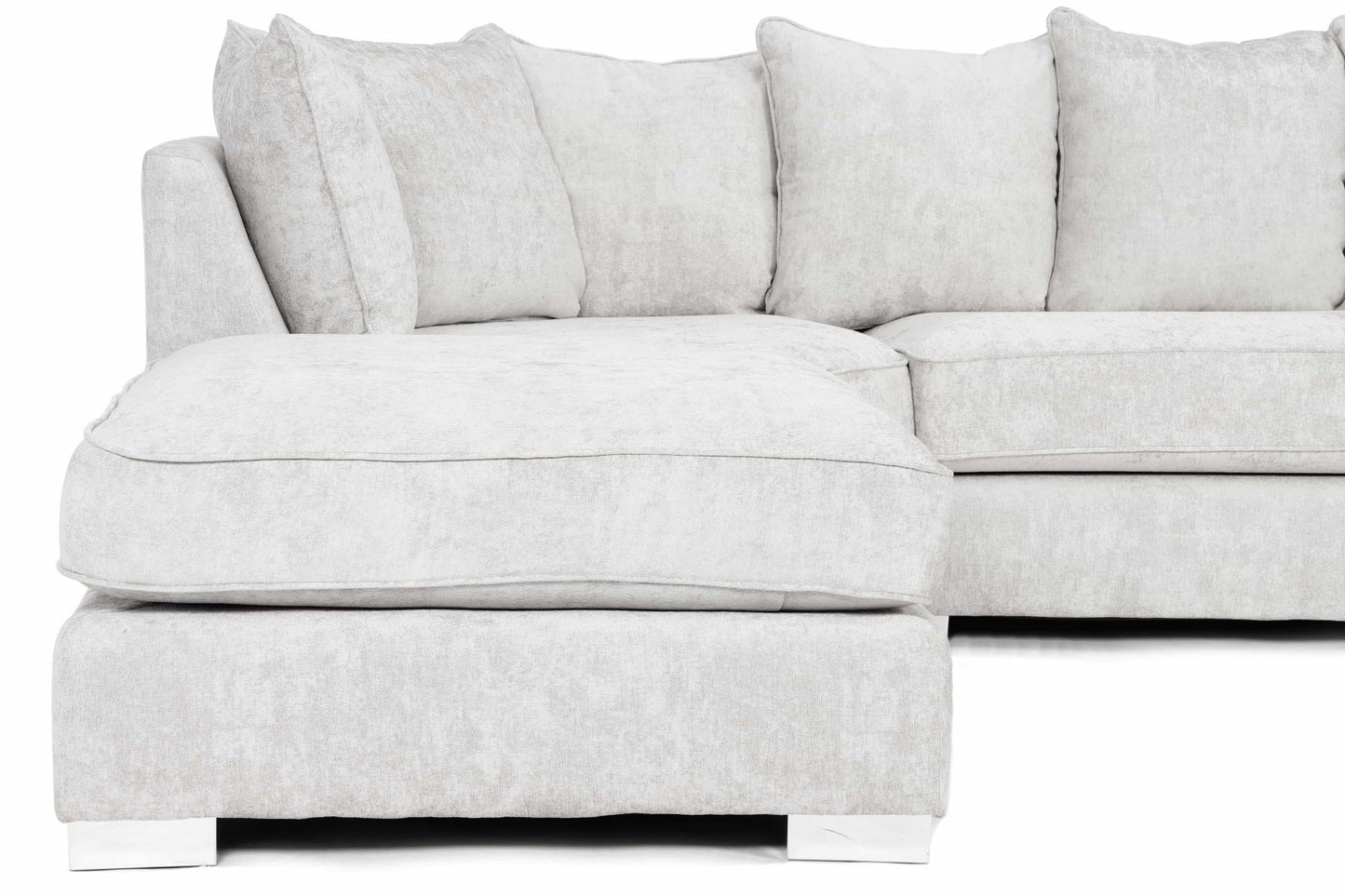Bishop U-Shape Sofa Alaska Silver Scatterback