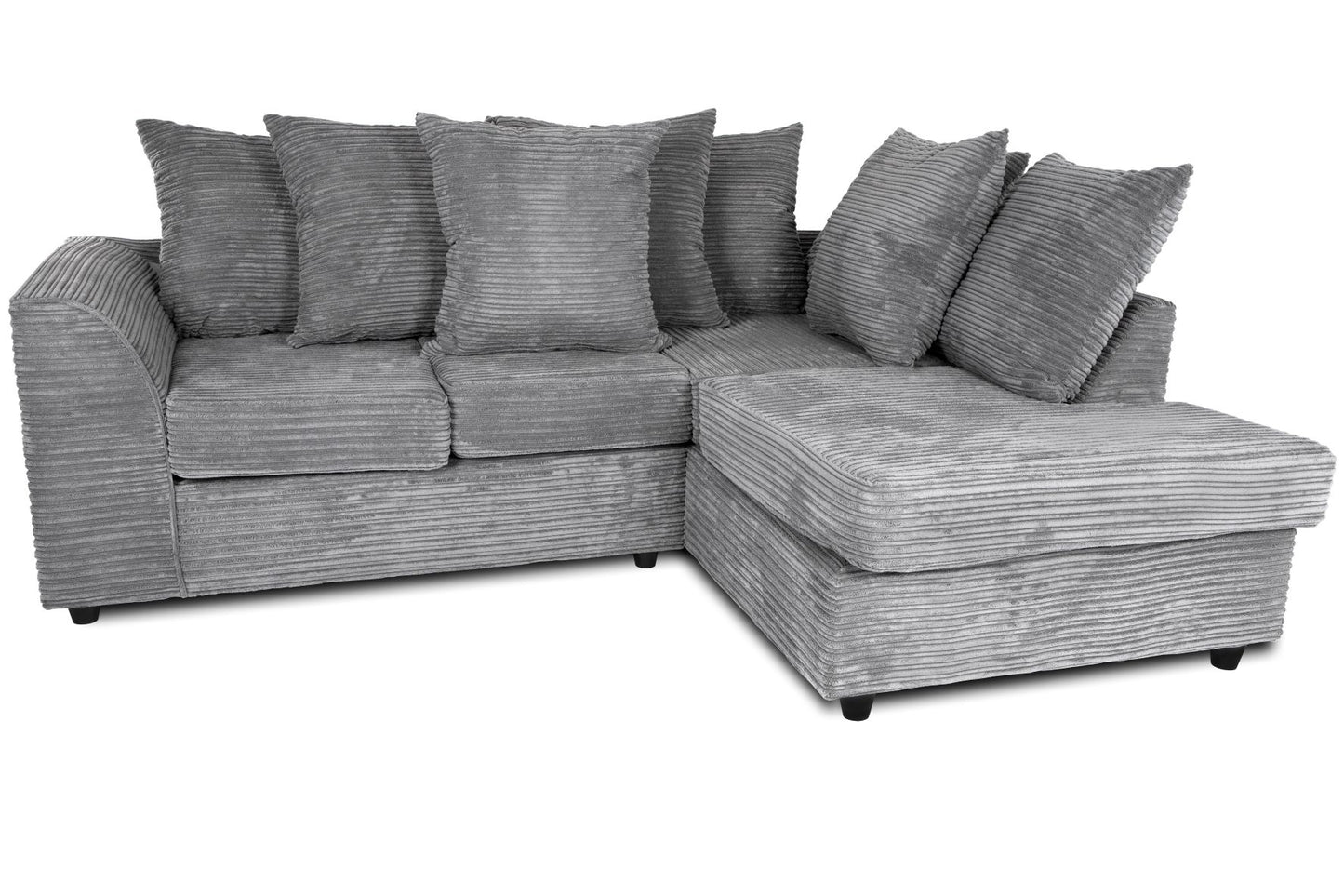 Byron RH Corner Sofa Grey Cord