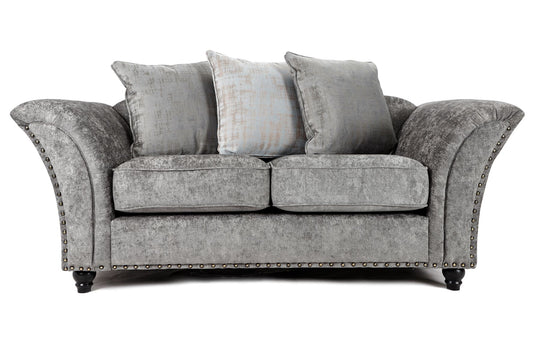 Cambridge Scatter Back 3 + 2 Seater Sofa Set Alaska Platinum
