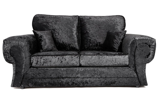 Tangent 3 + 2 Seater Sofa Set Black Shimmer