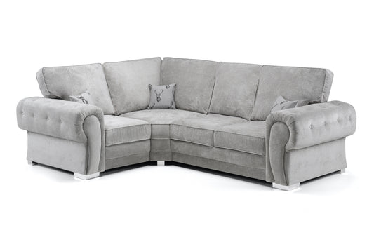 Verona Full Back Left Hand Corner 1C2 Sofa Grey