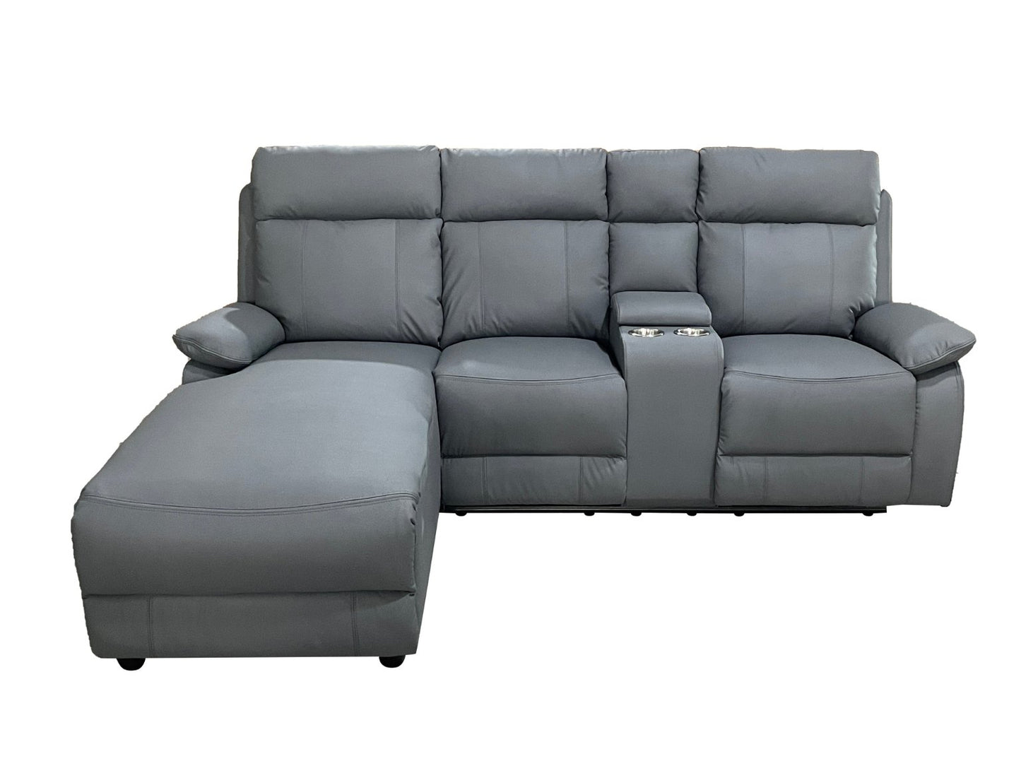 Serenova Grey Recliner L Shape Corner Sofa