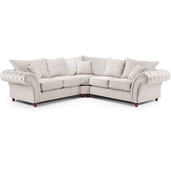 Windsor Full Back Large Corner Sofa Stone