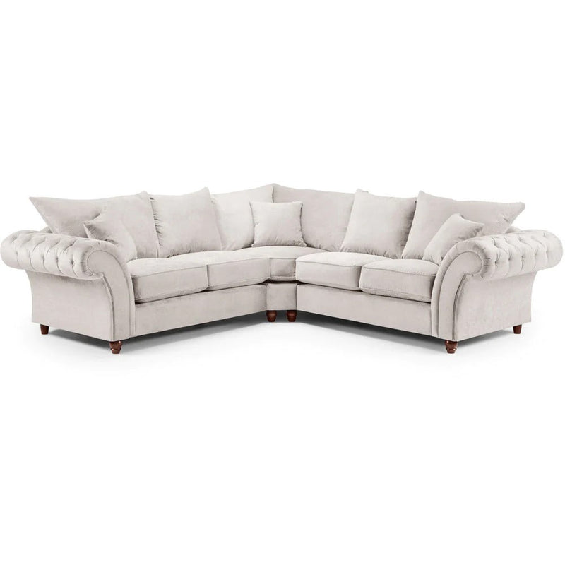 Windsor Full Back Large Corner Sofa Stone