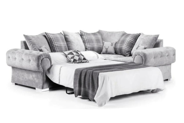 Verona Scatter Back Right Hand Corner 2C1 Sofa Grey