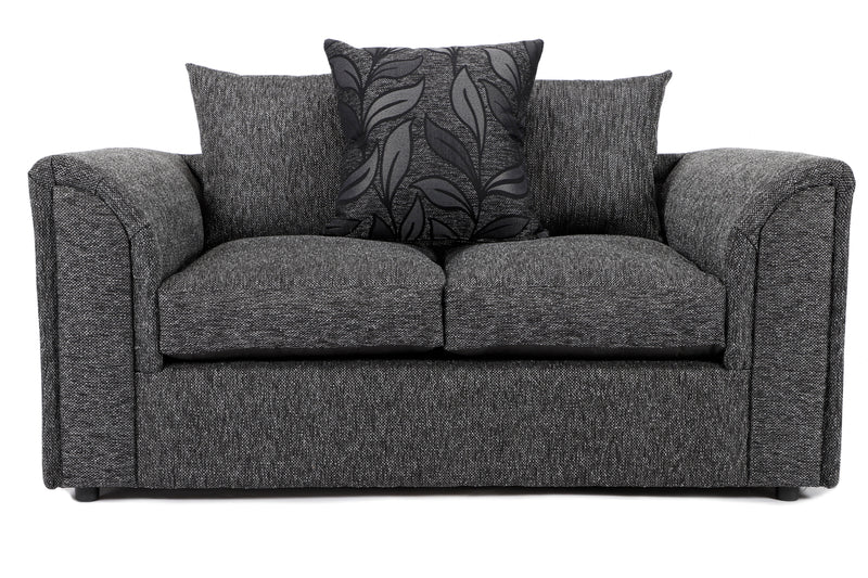 Byron 2 Seater Sofa Black Dundee