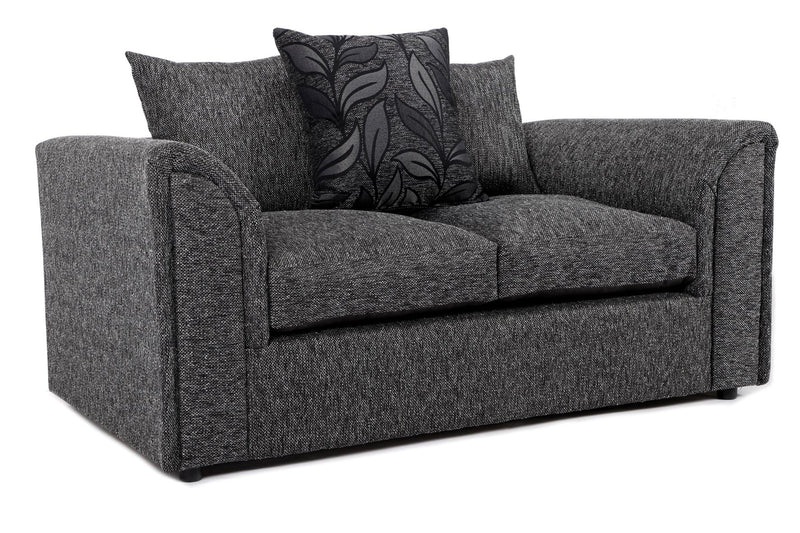 Byron 2 Seater Sofa Black Dundee