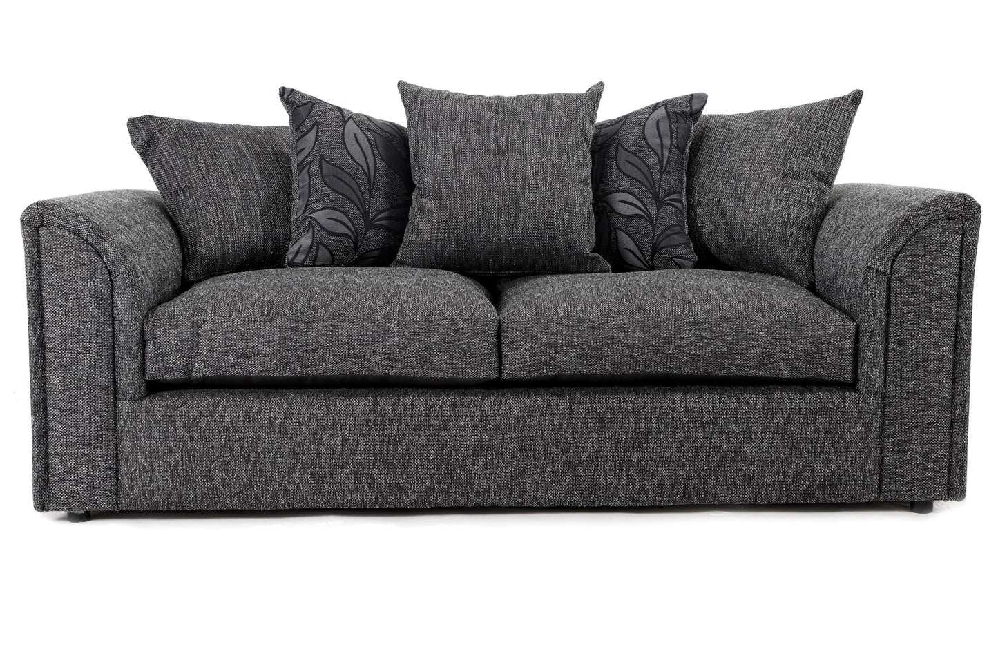 Byron 3 Seater Dundee Black