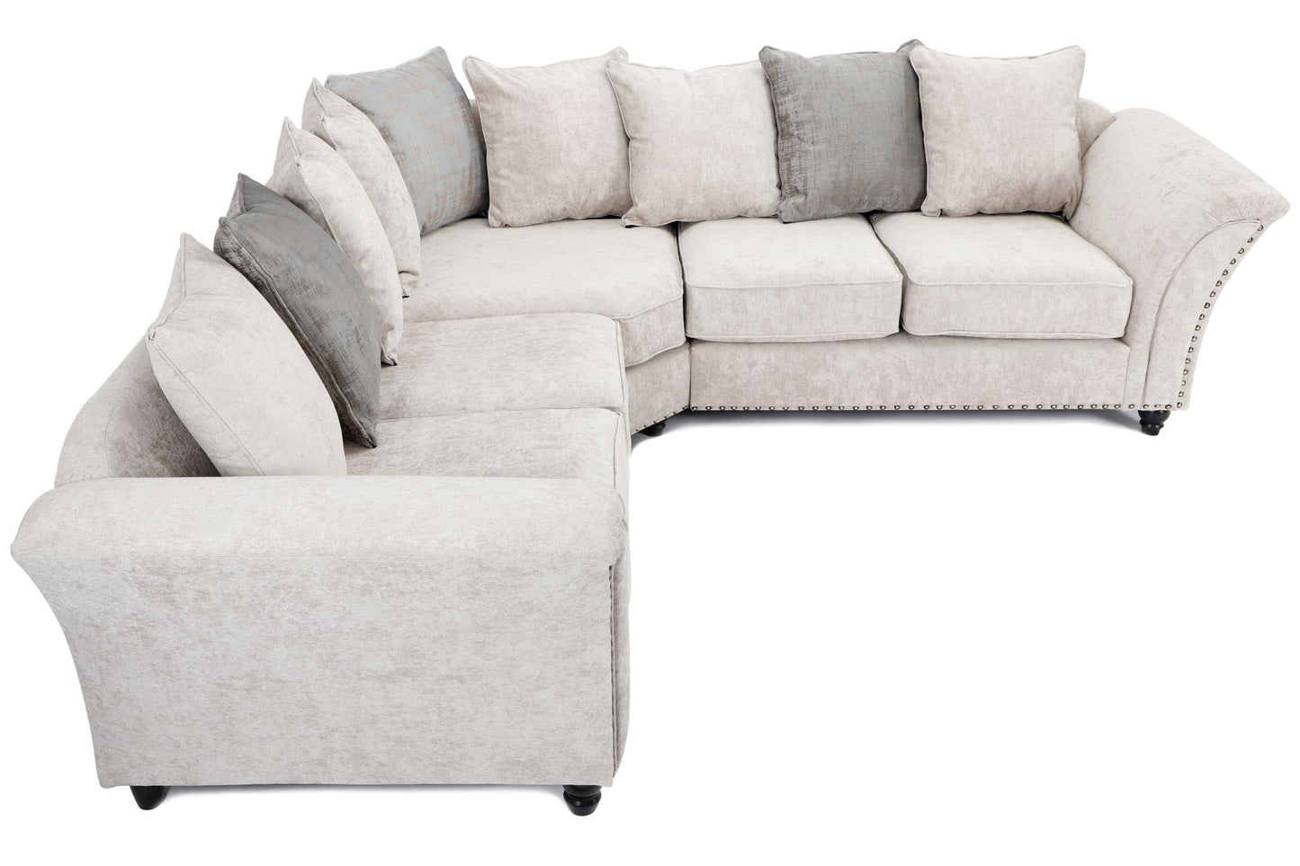 Cambridge Scatter Back Large Corner 2C2 Sofa Alaska Silver
