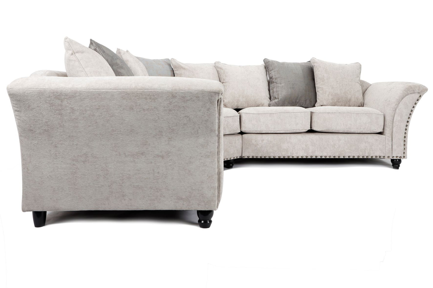 Cambridge Scatter Back Large Corner 2C2 Sofa Alaska Silver