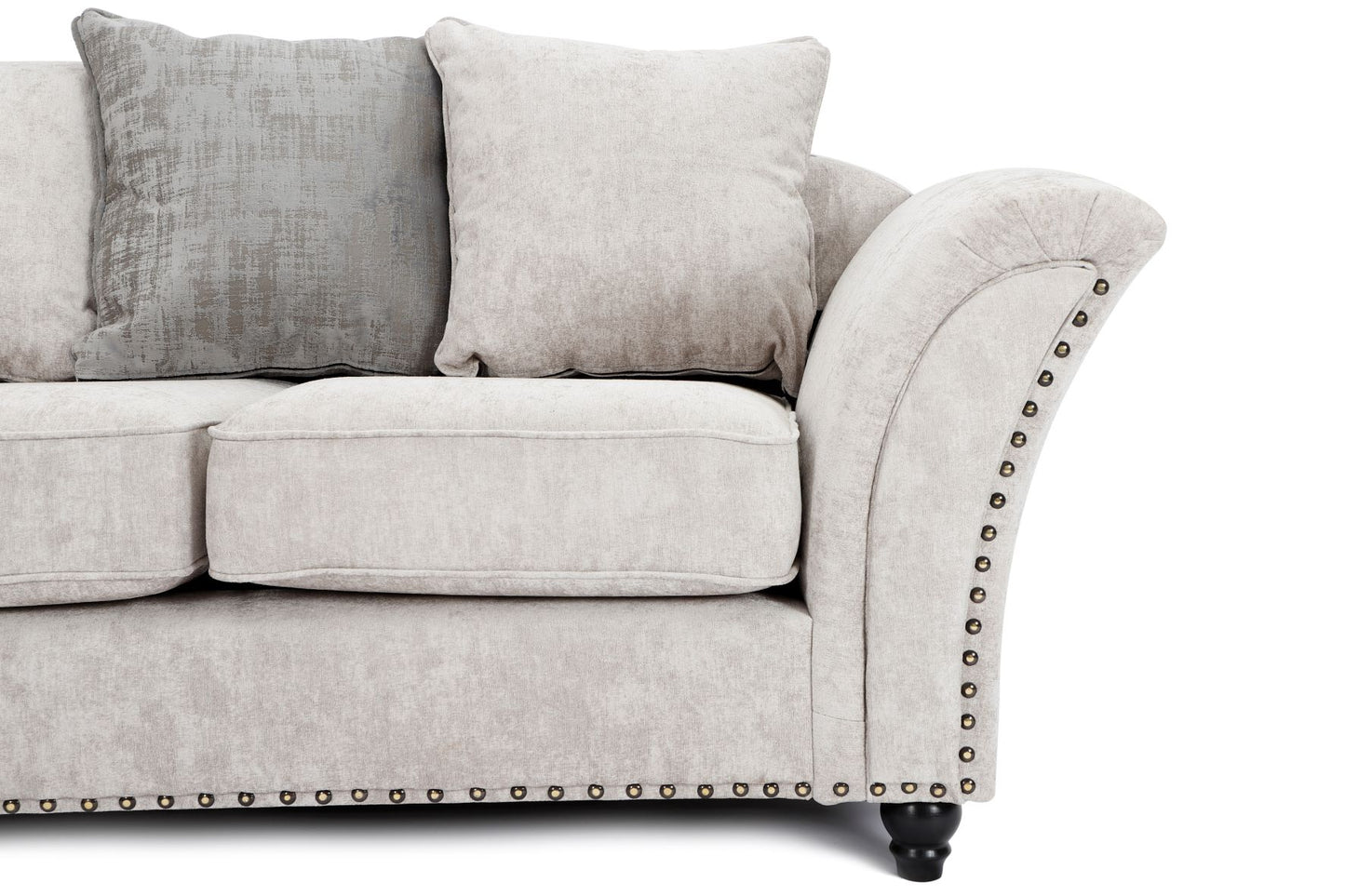 Cambridge Scatter Back Large Corner 2C2 Sofa Alaska Silver