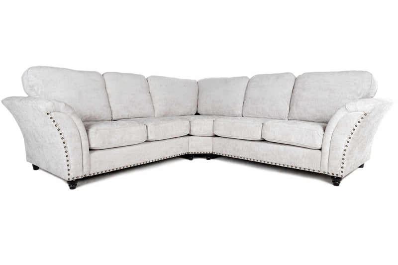 Cambridge Full Back Large Corner 2C2 Sofa Alaska Silver