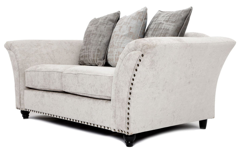 Cambridge Scatter Back 2 Seater Sofa Alaska Silver