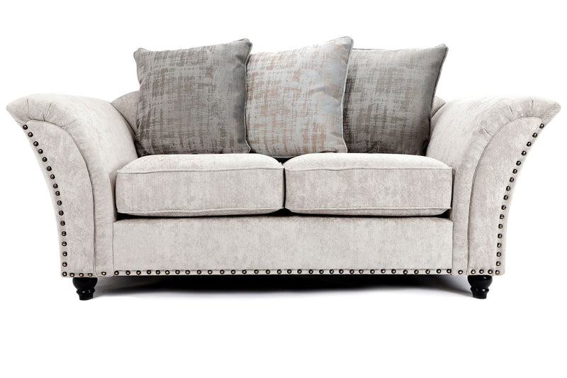 Cambridge Scatter Back 2 Seater Sofa Alaska Silver