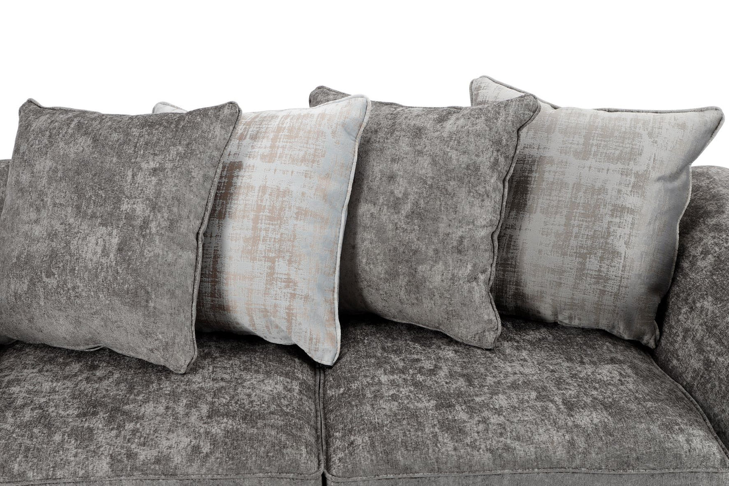 Cambridge Scatter Back 3 + 2 Seater Sofa Set Alaska Platinum