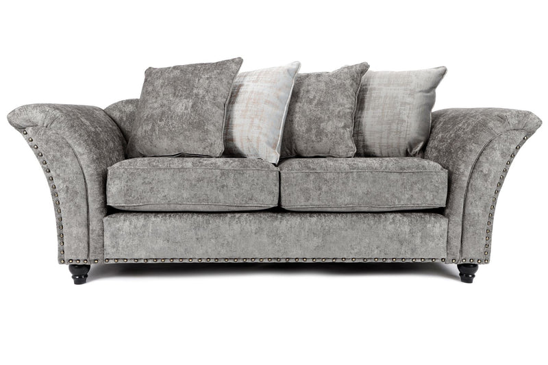 Cambridge Scatter Back 3 Seater Sofa Alaska Platinum