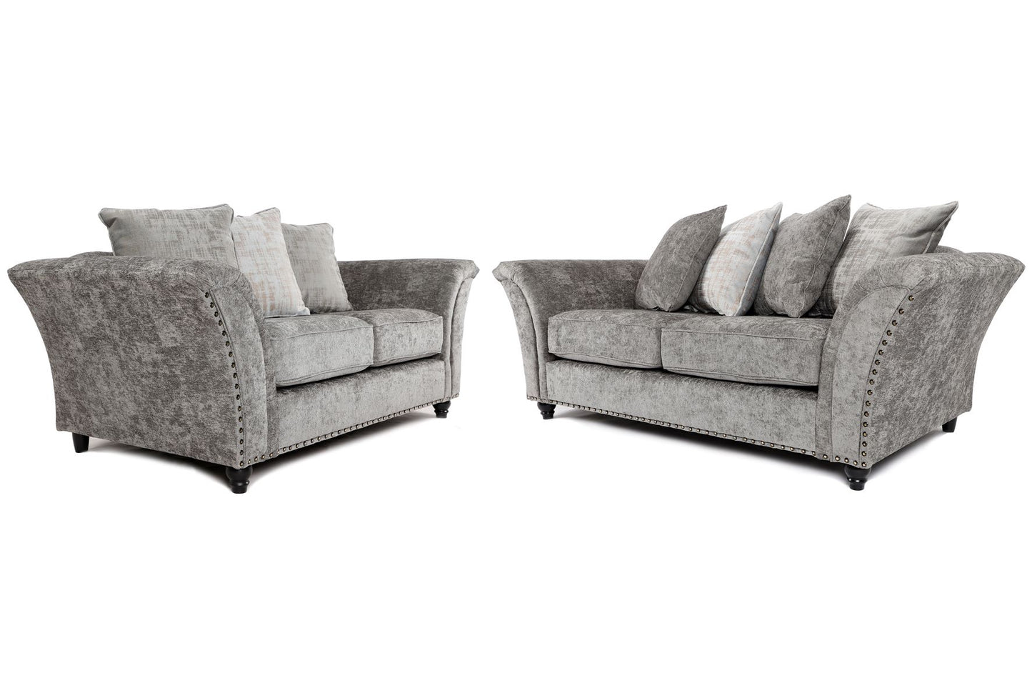 Cambridge Scatter Back 3 + 2 Seater Sofa Set Alaska Platinum
