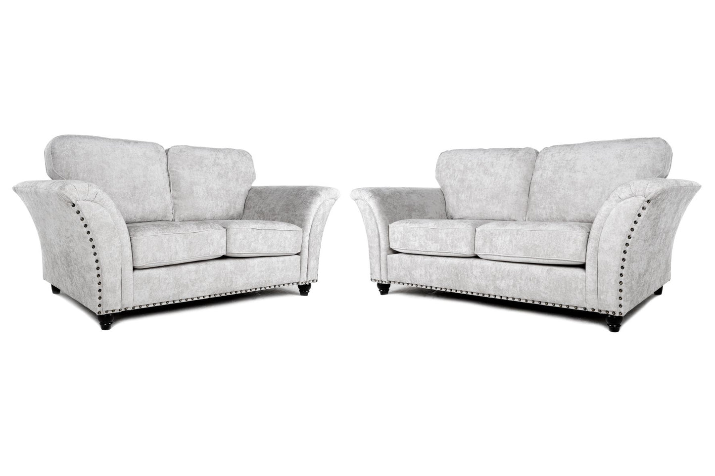 Cambridge Full Back 3 + 2 Seater Sofa Set Alaska Silver