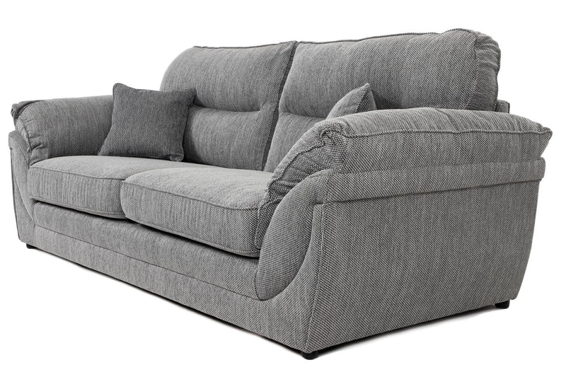 Chloe Full Back 3 Seater Sofa Florida Grey