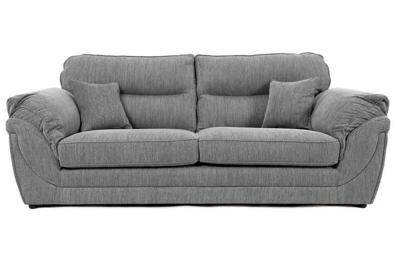 Chloe Full Back 3 Seater Sofa Florida Grey