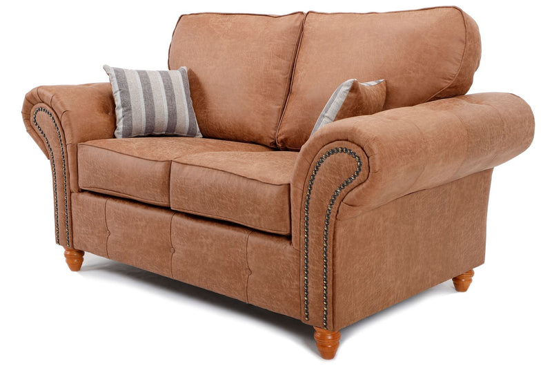 Oakland 3+2 Seater Sofa Set Tan