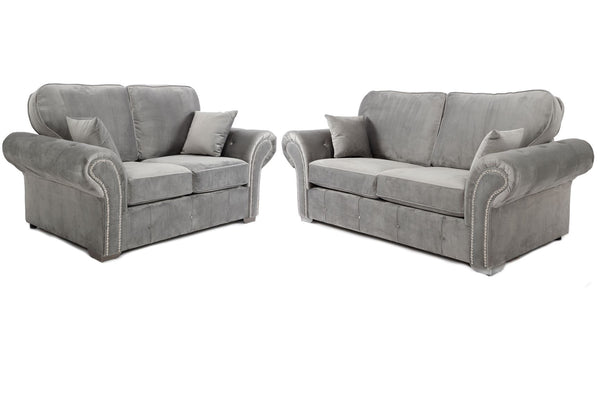 Oakland 3+2 Seater Sofa Plush Grey