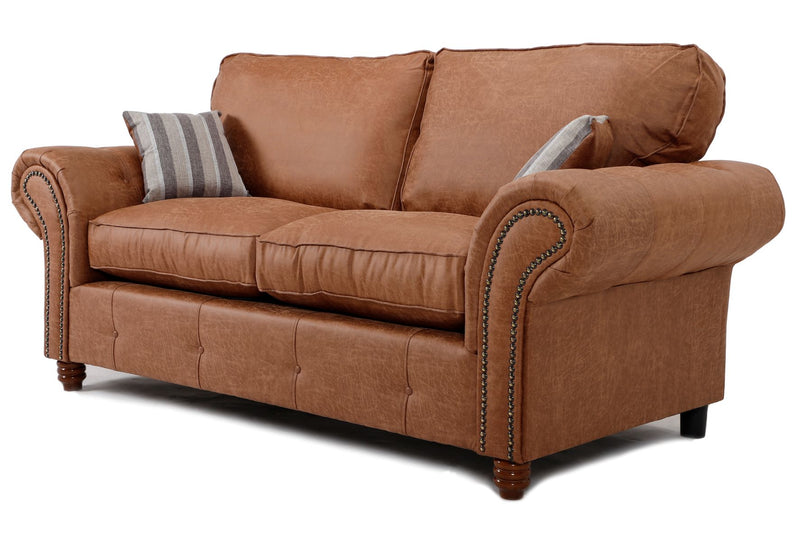 Oakland 3+2 Seater Sofa Set Tan