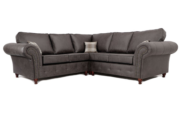 Oakland Large Corner 2C2 Sofa Charcoal