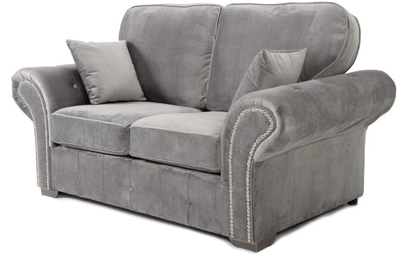 Oakland 2 Seater Sofa Plush Grey