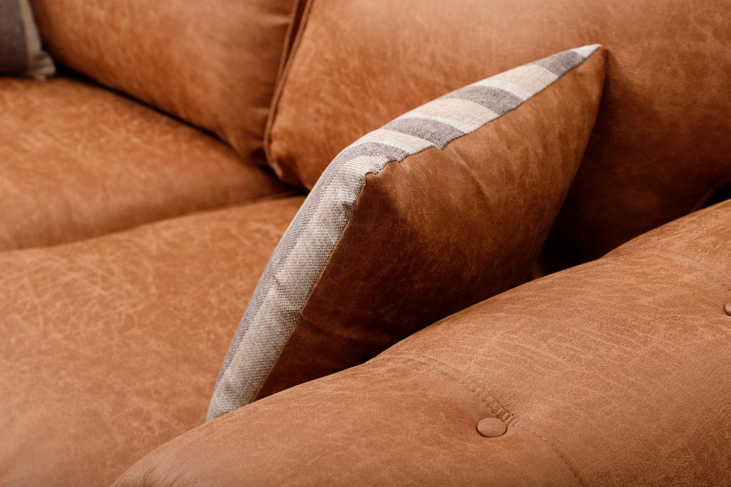 Oakland Large Corner 2C2 Sofa Tan