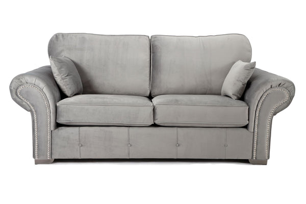 Oakland 3 Seater Sofa Plush Grey