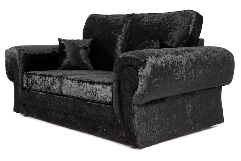 Tangent 3 + 2 Seater Sofa Set Black Shimmer