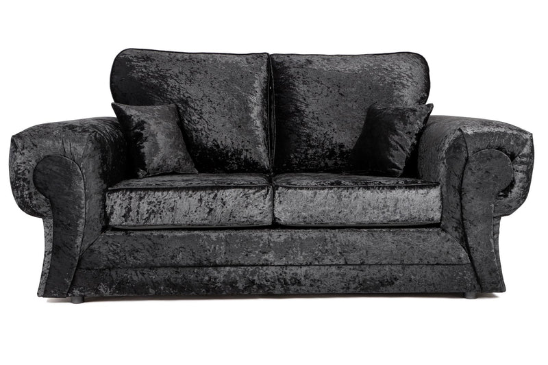 Tangent 3 + 2 Seater Sofa Set Black Shimmer