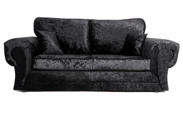 Tangent 3 Seater Sofa Black Shimmer