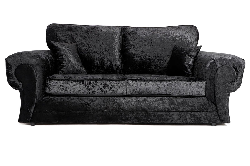 Tangent 3 + 2 Seater Sofa Set Black Shimmer