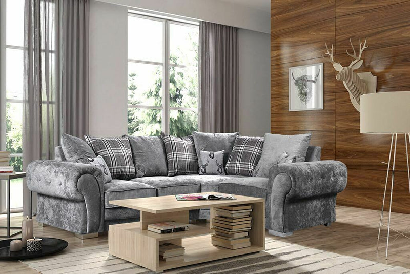 Verona Scatter Back Right Hand Corner 2C1 Sofa Grey