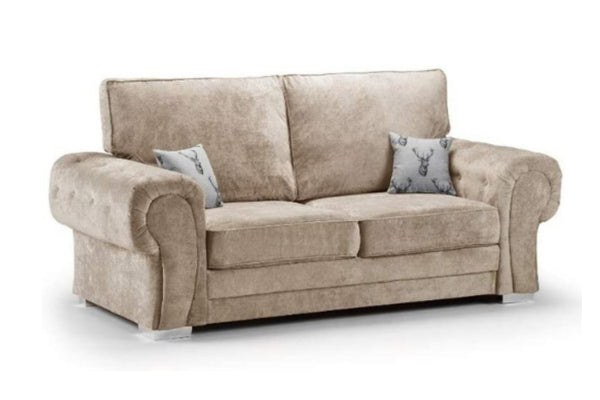 Verona Full Back 3 Seater Sofa Mink