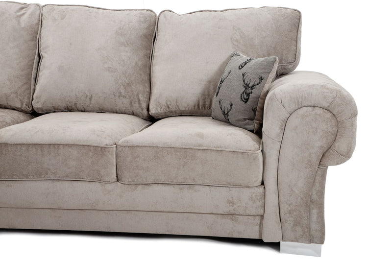 Verona Full Back 2C2 Corner Sofa Mink