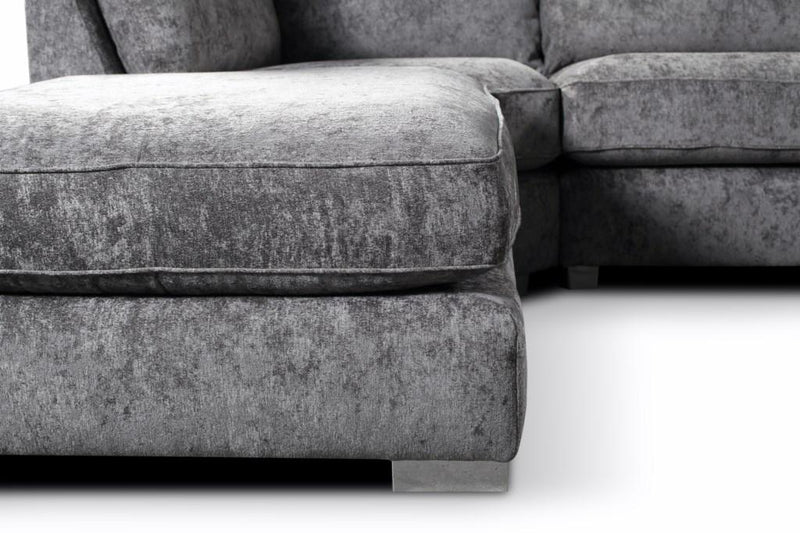 Bishop U-Shape Sofa Alaska Platinum