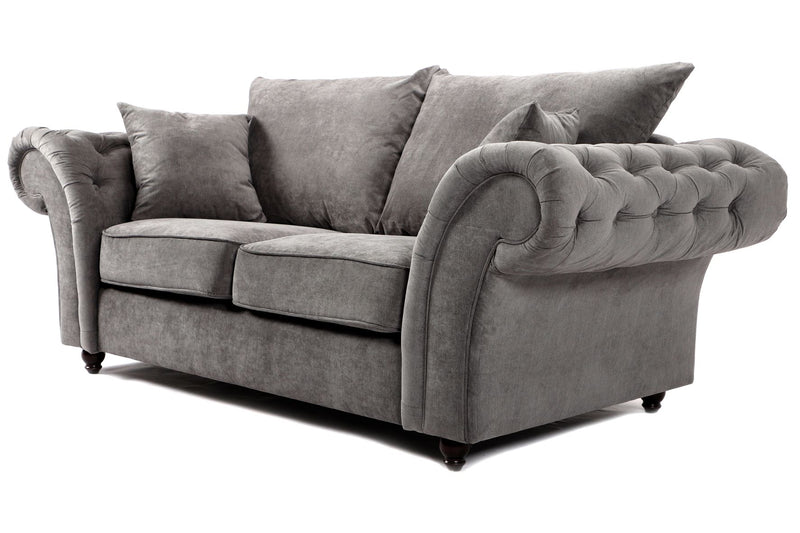 Windsor Full Back 2 Seater Sofa Grey