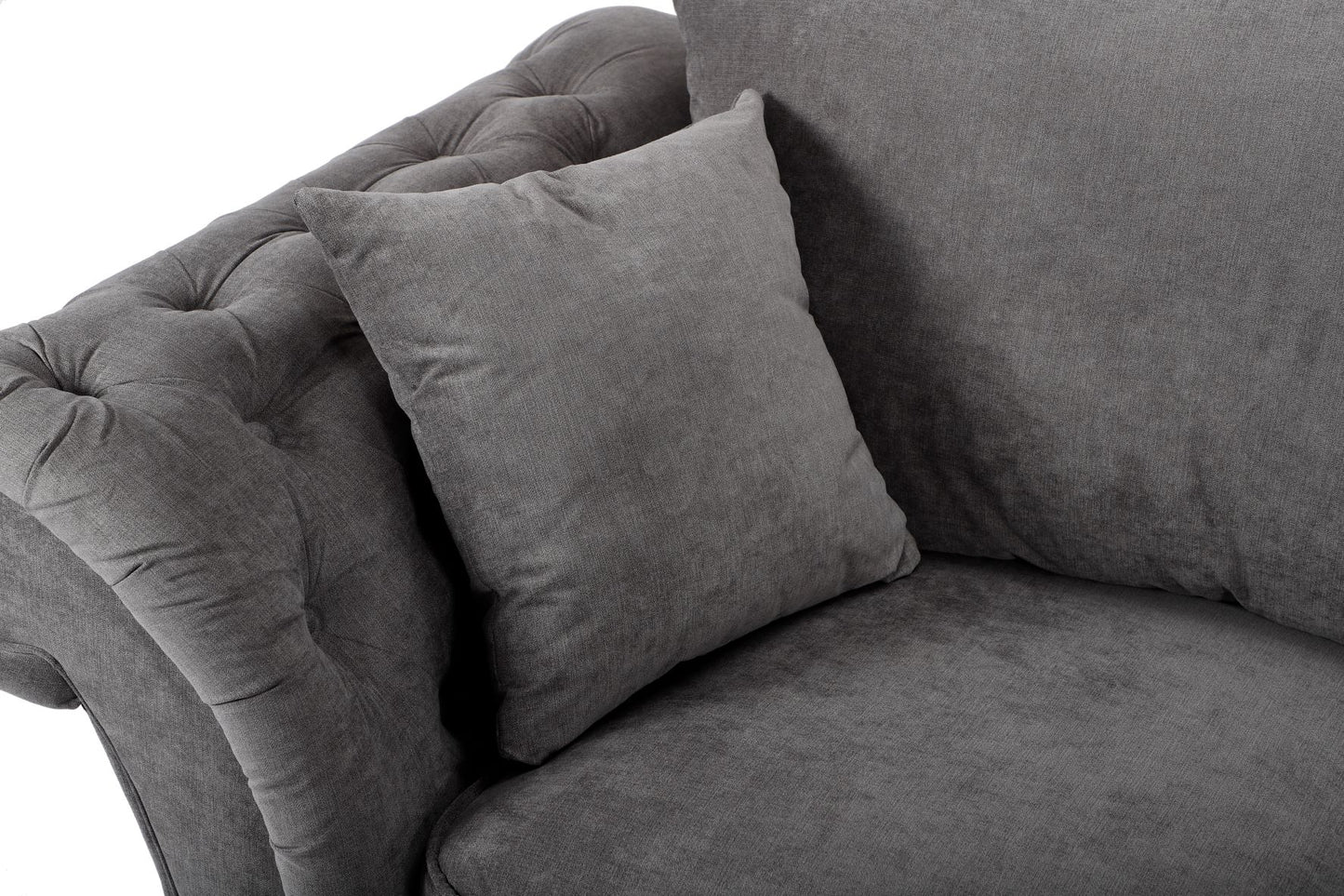 Windsor Full Back Large Corner Sofa Grey