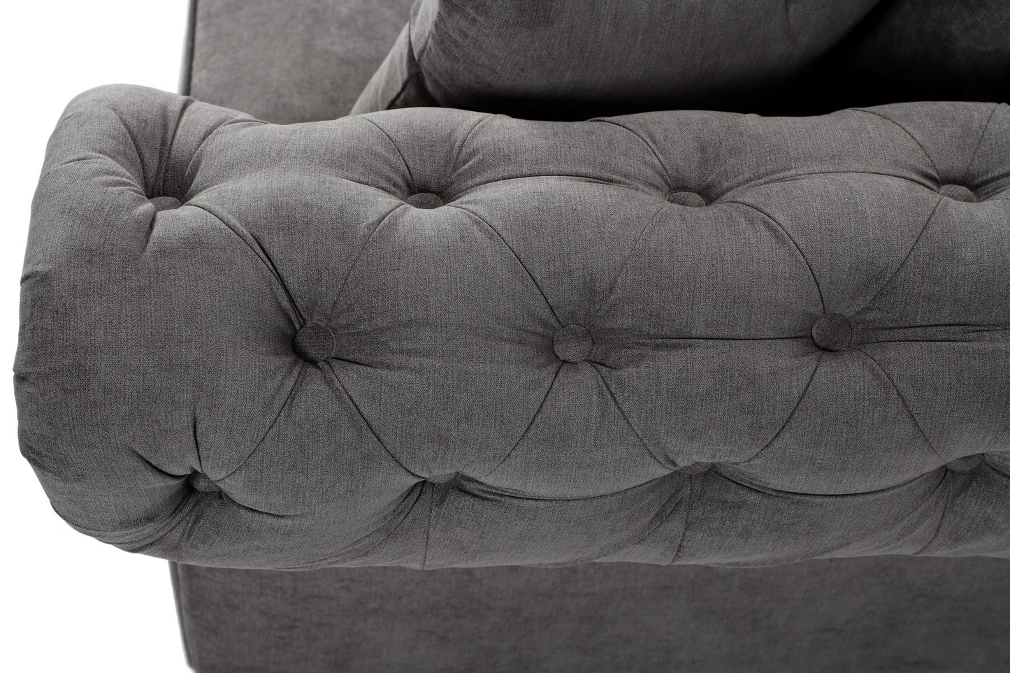 Windsor Full Back Large Corner Sofa Grey